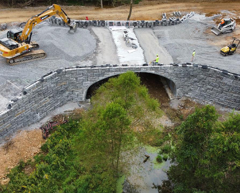 MagnumStone retaining wall applications