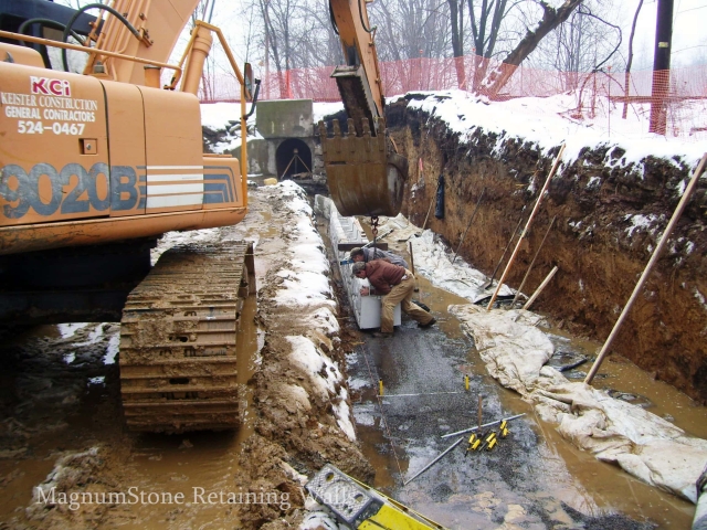 MagnumStone Stormwater System Base Course Install