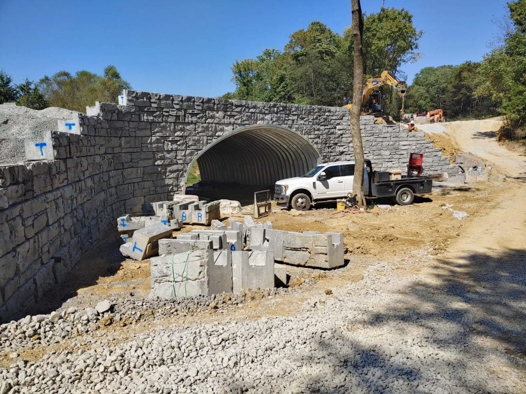 MagnumStone Bridge Construction with Wing Walls