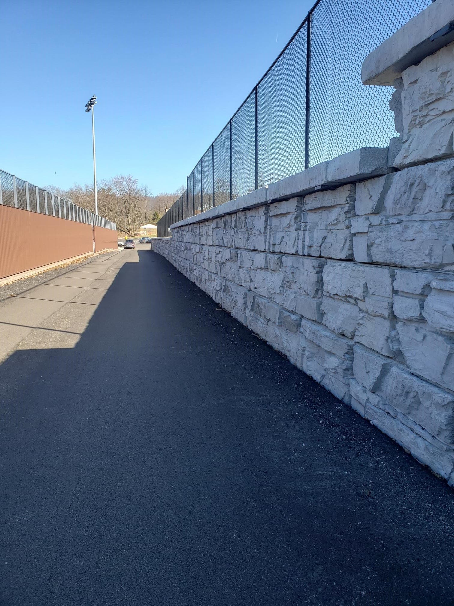MagnumStone Long Geogrid Retaining Wall