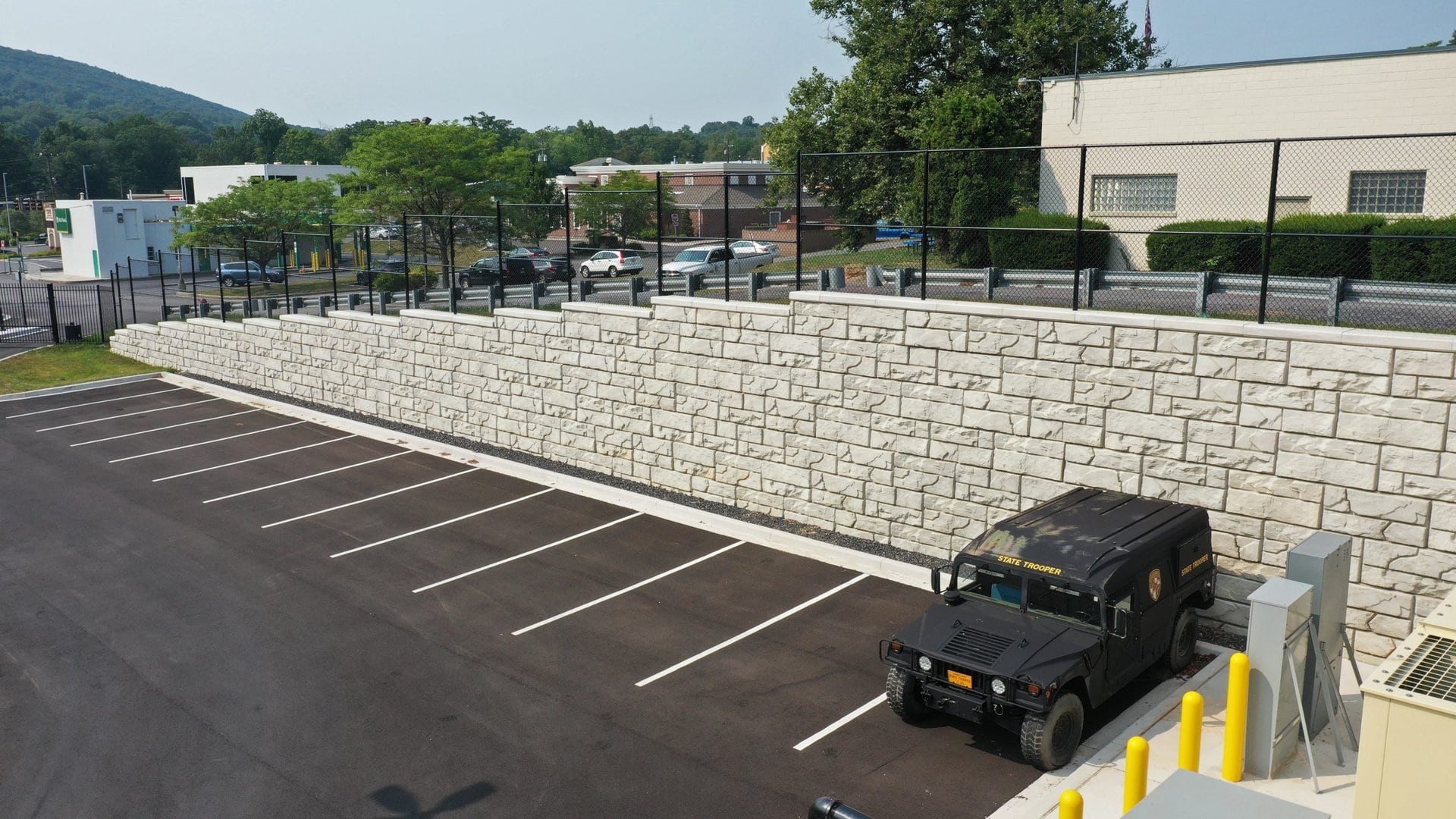 MagnumStone Police Barrack Retaining Wall, Cumberland, MD, USA