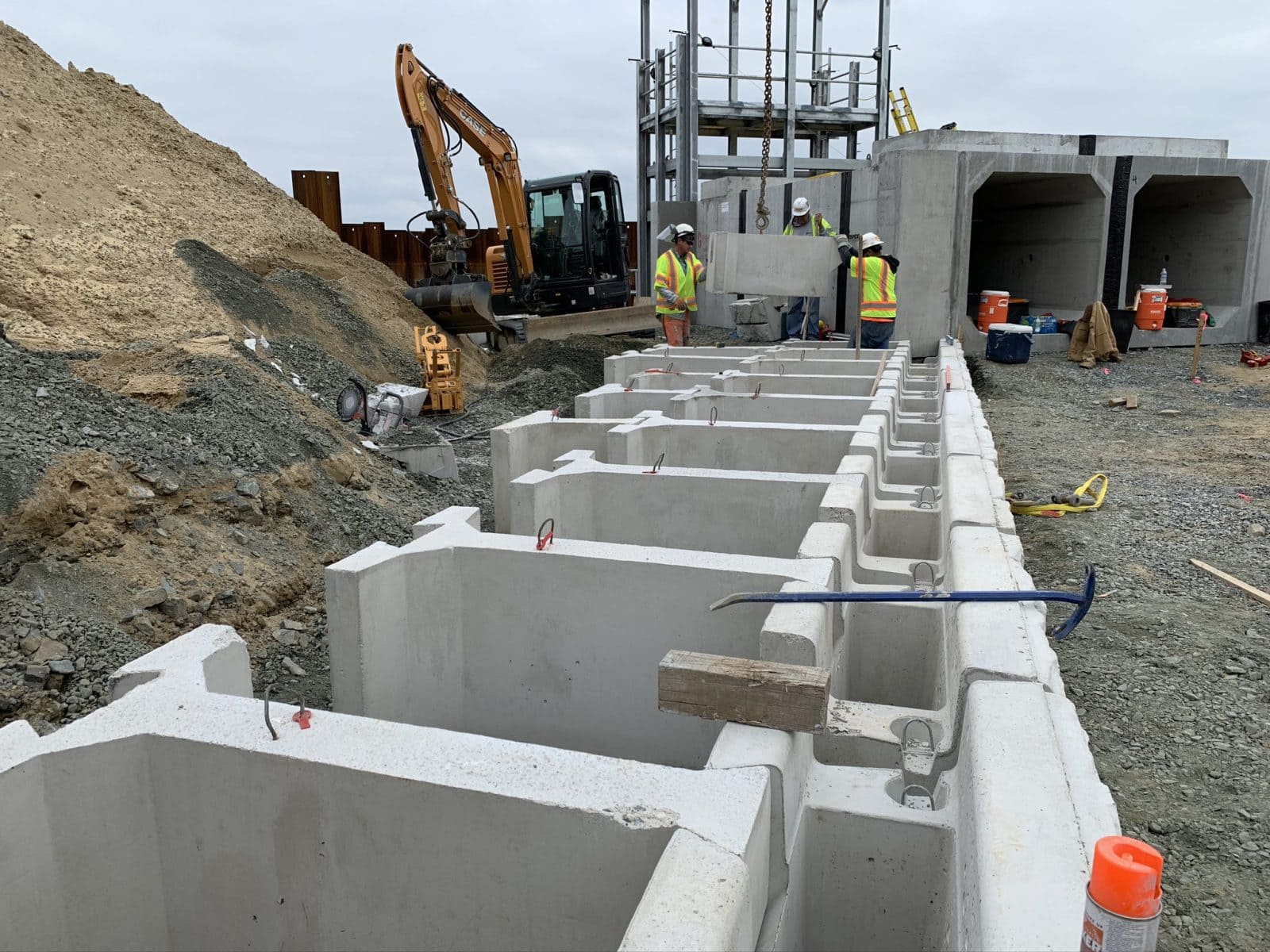 MagnumStone Retaining Wall Blocks and Extender Units Installation, Poplar Island, MD