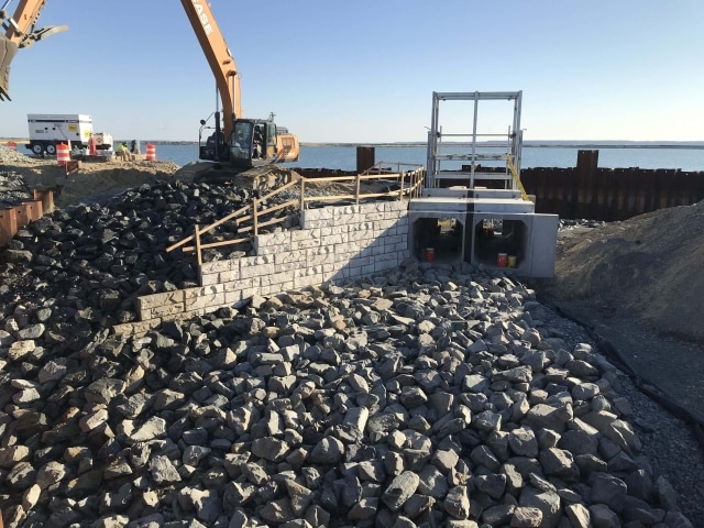 MagnumStone Retaining Wall Poplar Island Atlantic Ocean