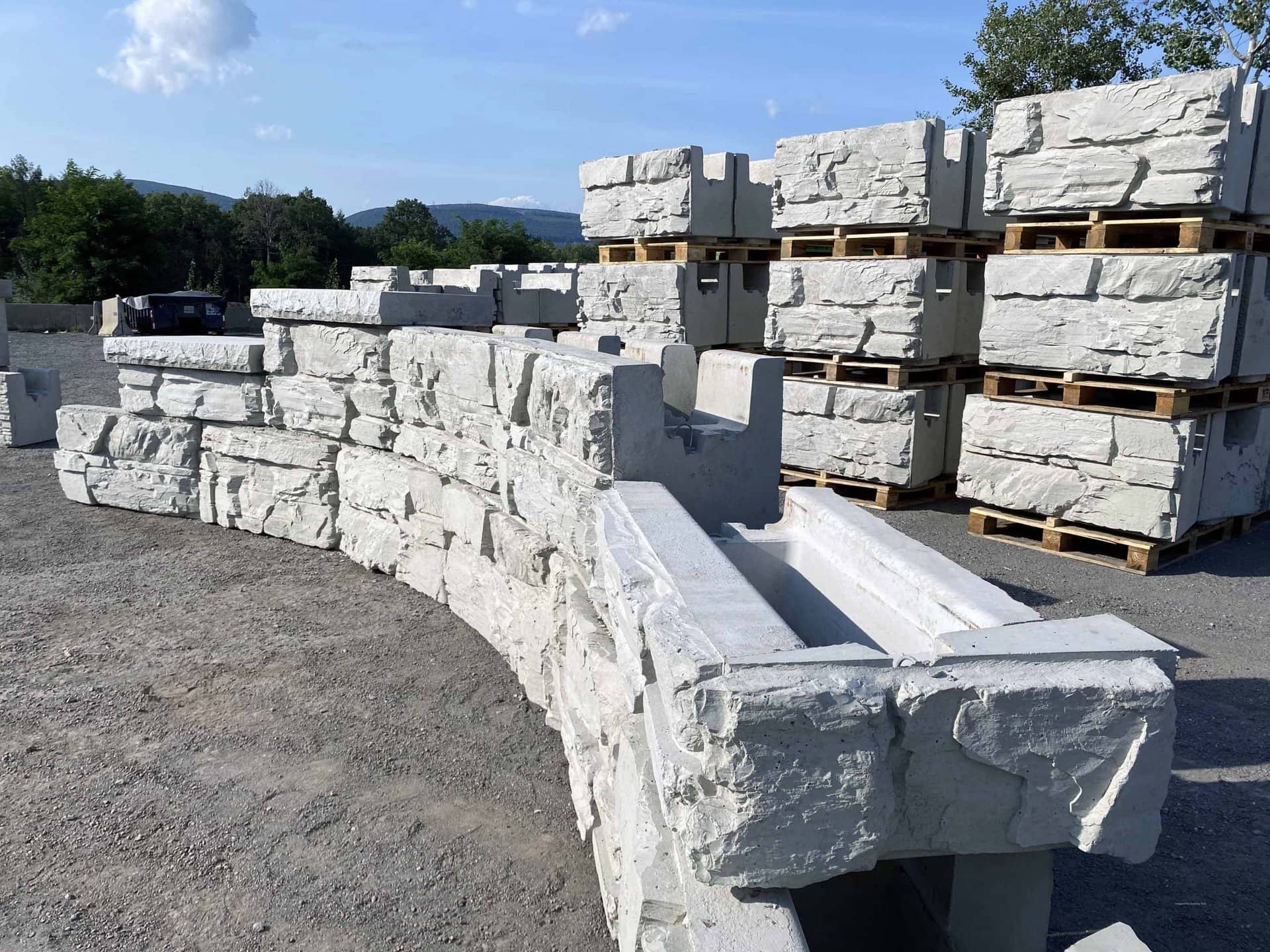 MagnumStone Retaining Wall Blocks are cost-efficient to deliver