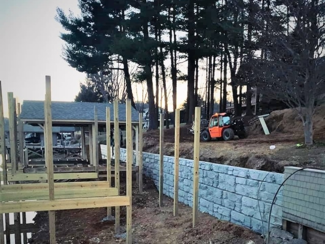 MagnumStone Retaining Wall for Seadoo Launch