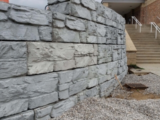 MagnumStone Retaining Wall Corner Monarch Stadium