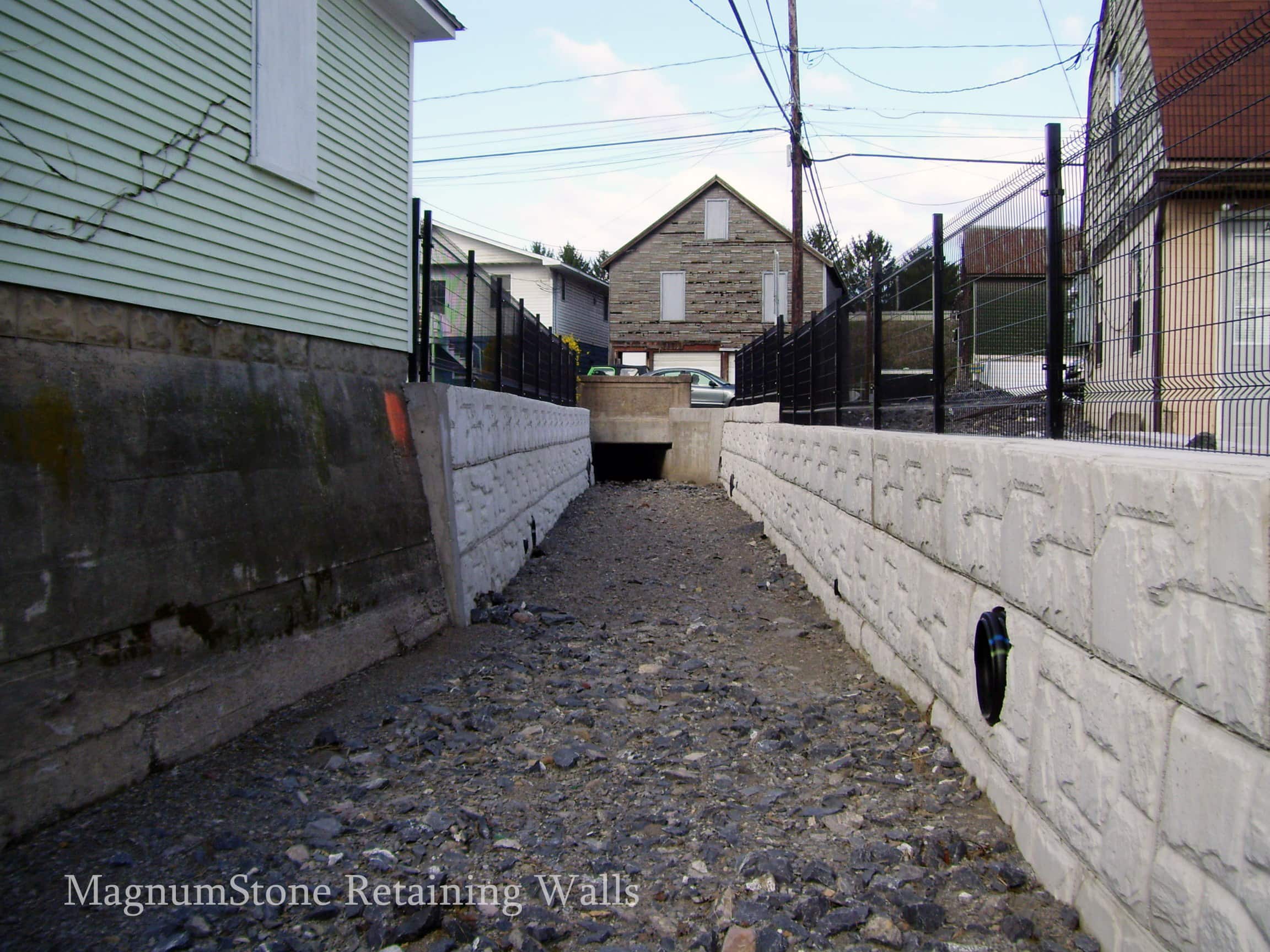 MagnumStone Retaining Wall Stormwater Management Application