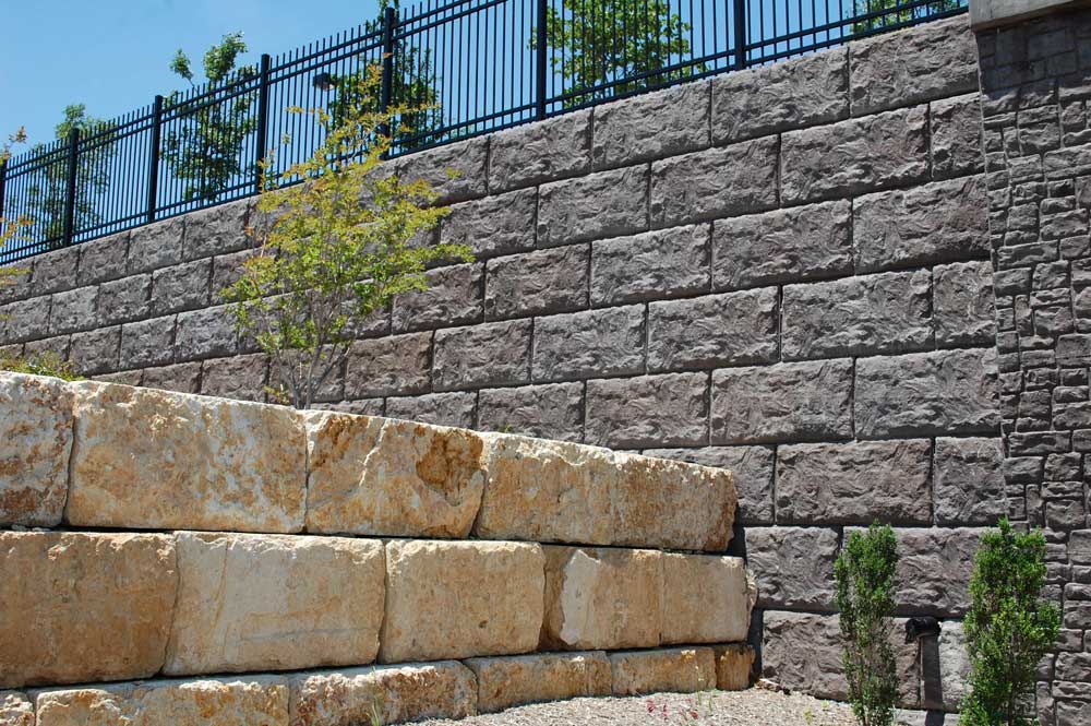 Magnumstone Retaining Wall Texas Boulder Face