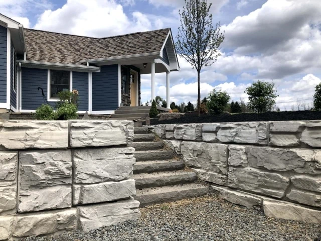 Residential MagnumStone Outdoor Steps