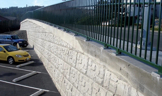 MagnumStone DOT Retaining Wall City of View Royal.
