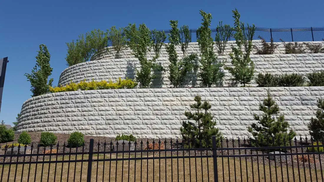 MagnumStone Plantable Wall Design Calgary.