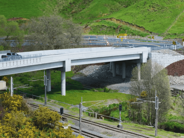 New MagnumStone bridge abutments, Kopaki, NZ.