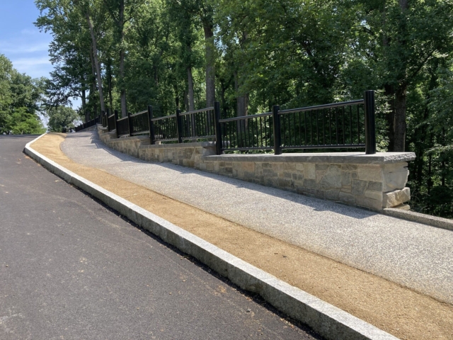 MagnumStone Parapet Retaining Wall.