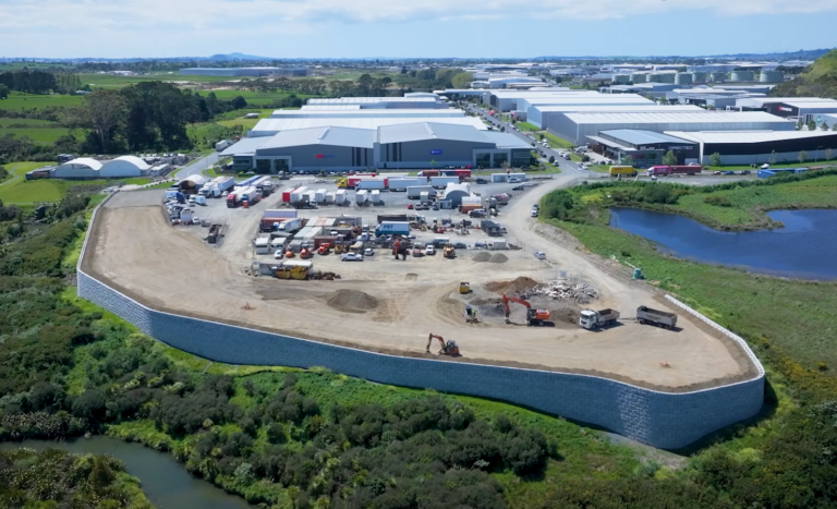 MagnumStone Retaining Wall Pivotal to Stonehills Business Park Expansion.